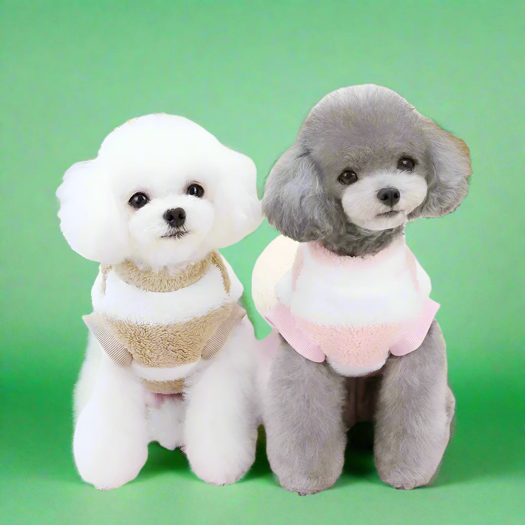 dog apparel Warm Fleece Pet Sweater for Small Dogs & Cats 

