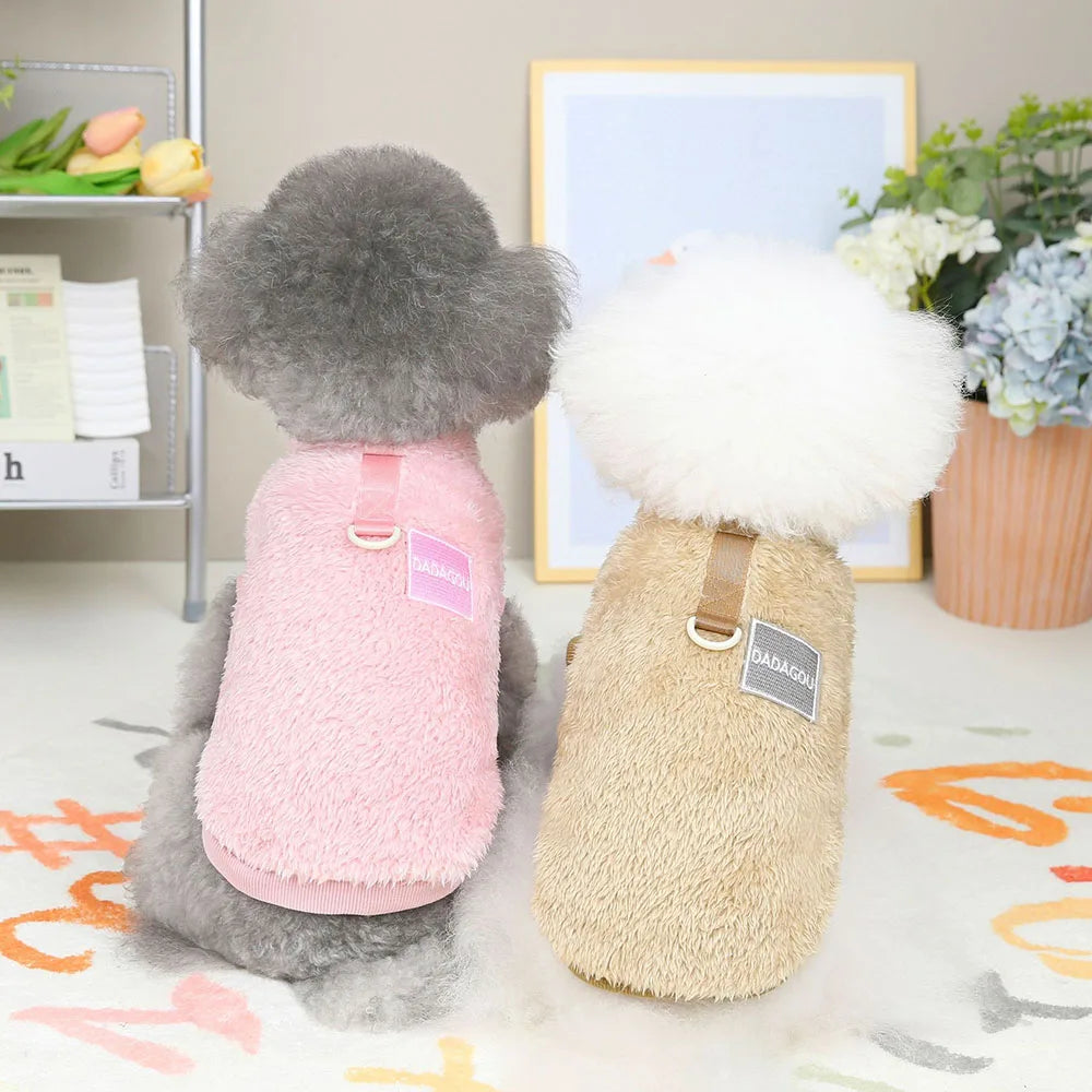 dog clothes for small dogs Warm Fleece Dog Sweater for Small Pets
