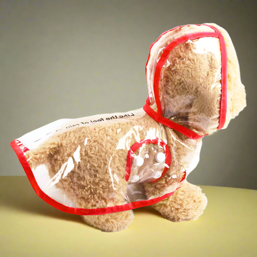 dog wear
 Clear Raincoat for Small Dogs