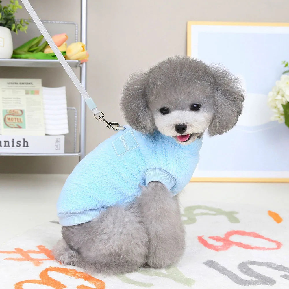 dog wear Warm Fleece Dog Sweater for Small Pets