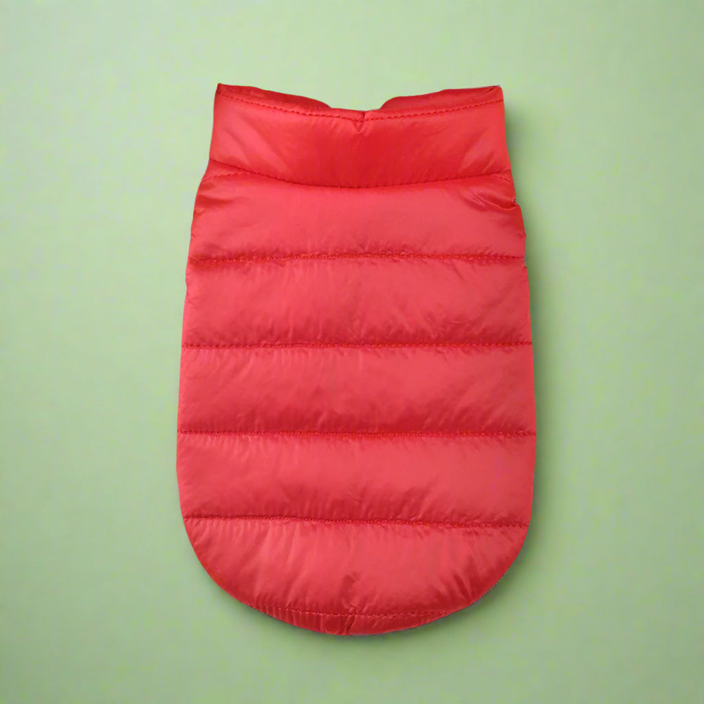 furrywags Sporty Warm Coat for Small Dogs & Cats - Red