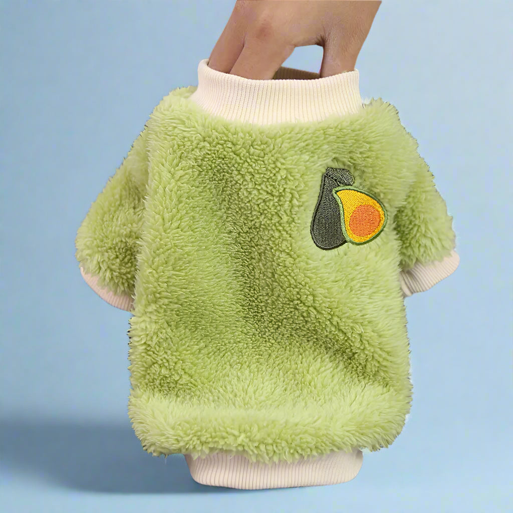 green Soft Fleece Winter Pet Coat for Dogs & Cats