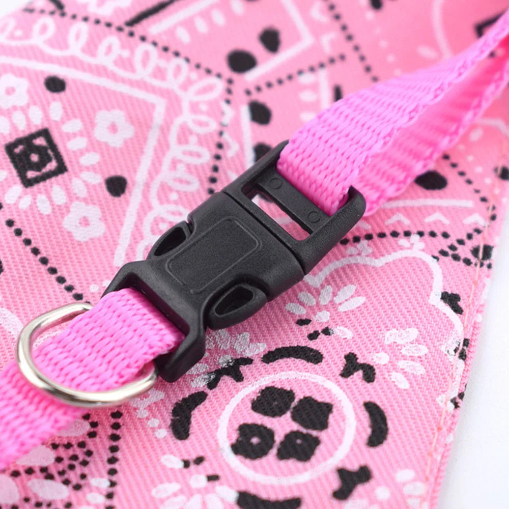 pet bandana scarf
 Adjustable Dog Bandana Collar for Small to Large Pets
