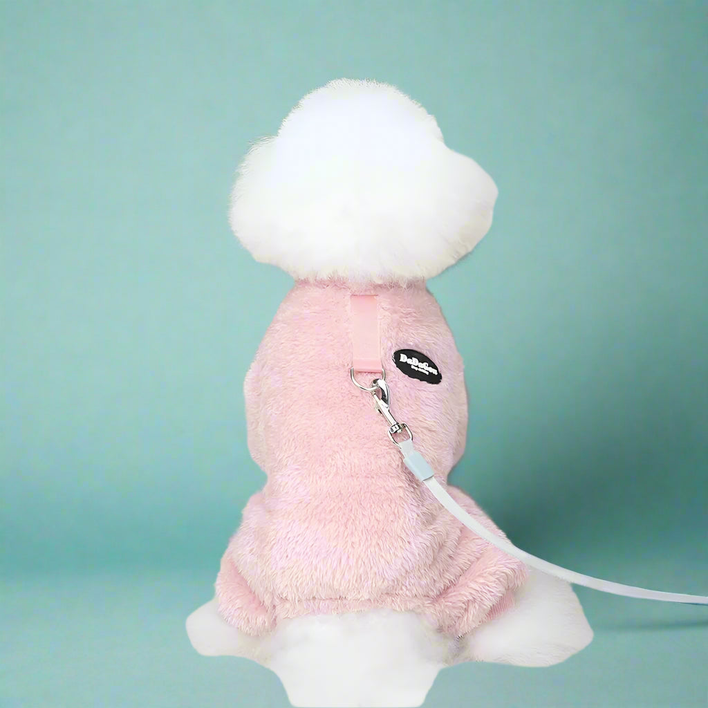 pet clothing near me Warm Fleece Dog Jumpsuit for Small Pets