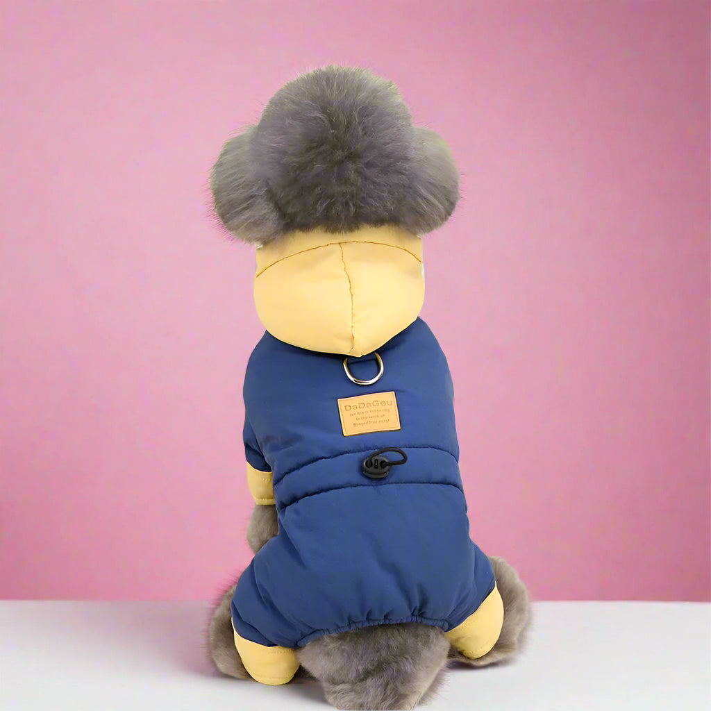pet fashion Small Dog Padded Winter Snowsuit