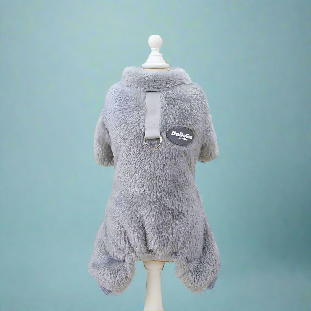 pet fashion clothing  Warm Fleece Dog Jumpsuit for Small Pets