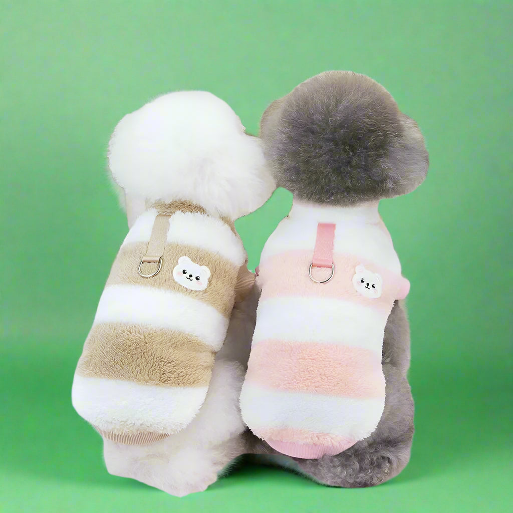 pet outfits Warm Fleece Pet Sweater for Small Dogs & Cats 

