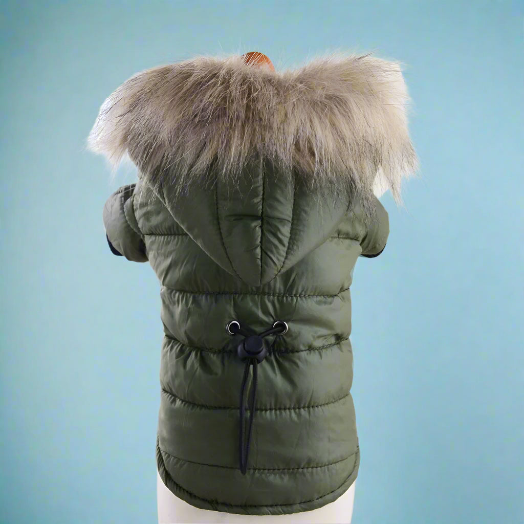 pet outfits Warm Padded Winter Dog Coat