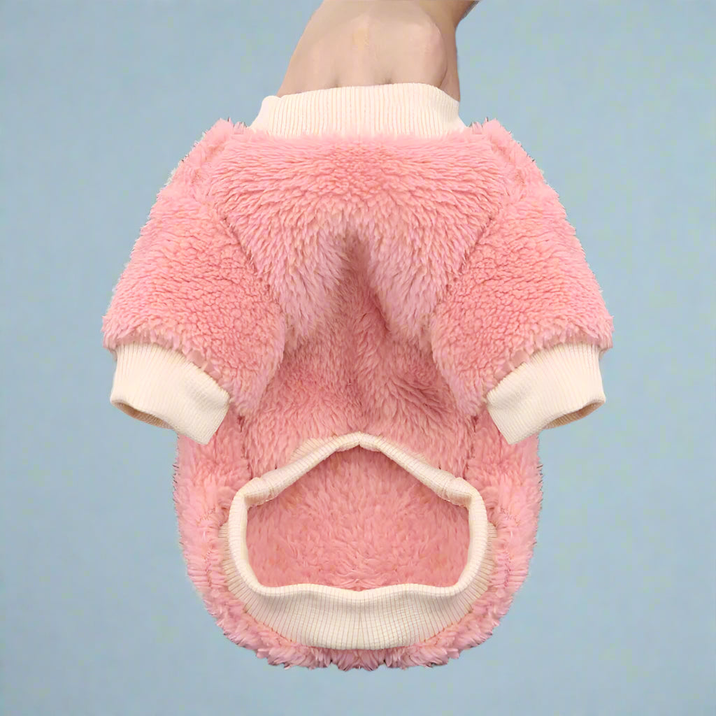 pink Fleece Winter Pet Coat for Dogs & Cats