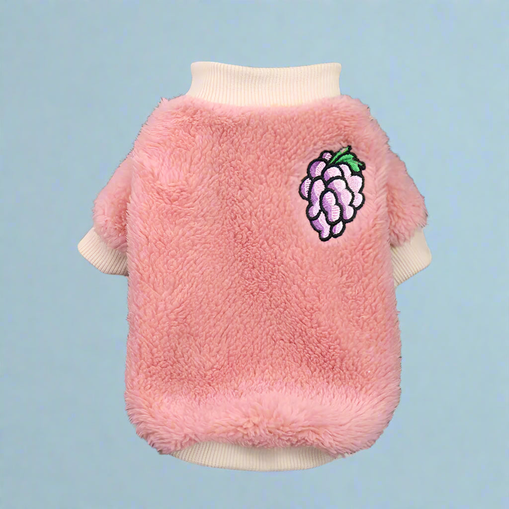 pink Soft Fleece Winter Pet coat for Dogs & Cats