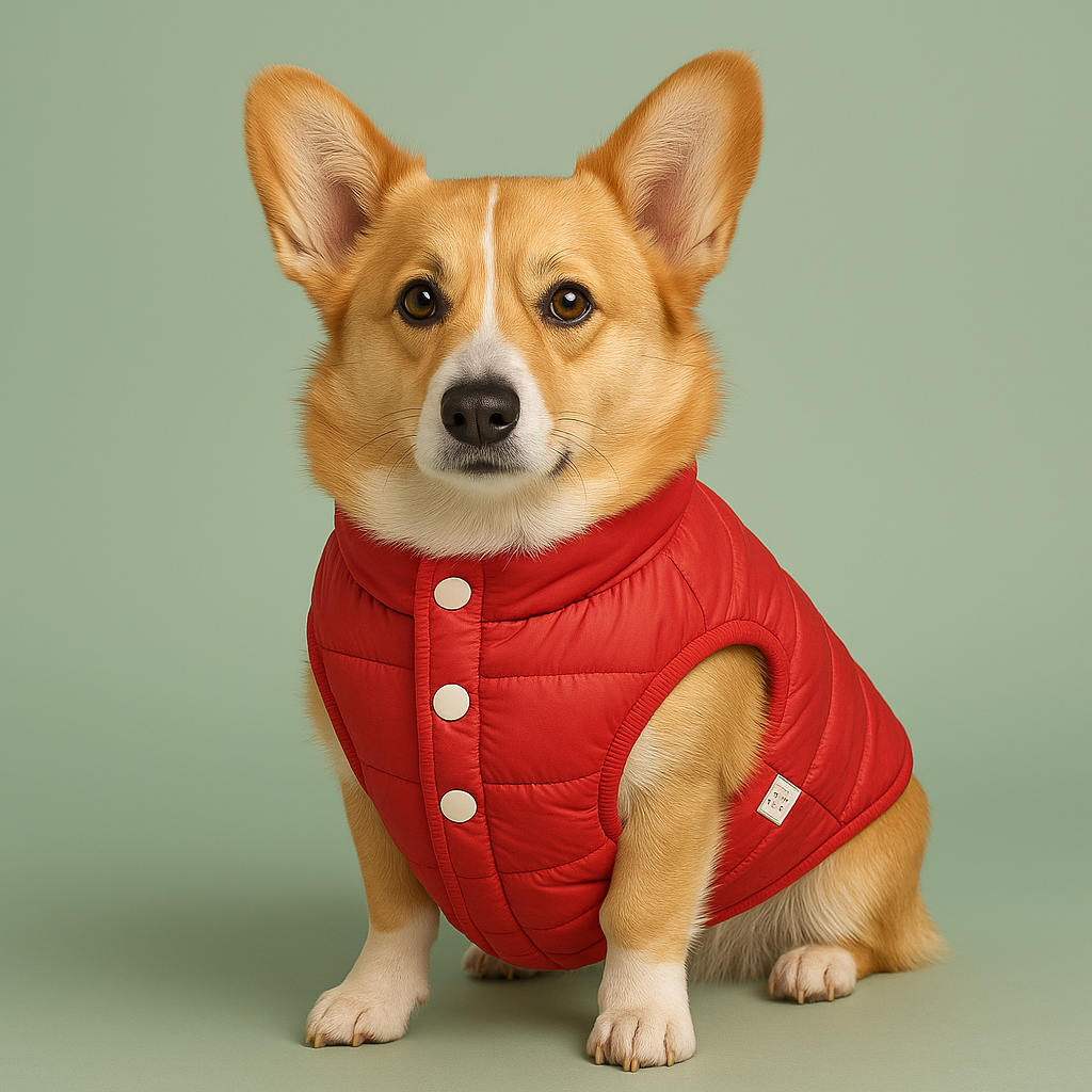 red Sporty Warm Coat for Small Dogs & Cats